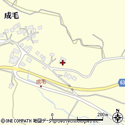 千葉県成田市成毛338周辺の地図