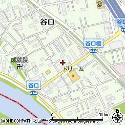 埼玉県三郷市谷口138周辺の地図