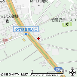 株式会社井口鉱油　バリュー５・２５４三芳店周辺の地図