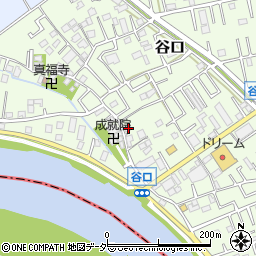 埼玉県三郷市谷口77周辺の地図