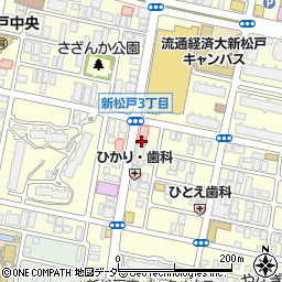すき家新松戸店周辺の地図