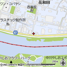 埼玉県三郷市花和田70周辺の地図