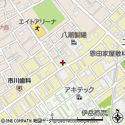 埼玉県八潮市二丁目34周辺の地図