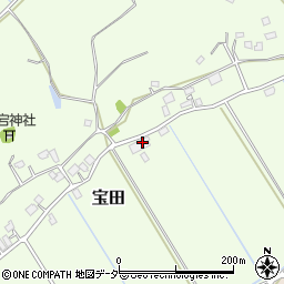 千葉県成田市宝田159周辺の地図