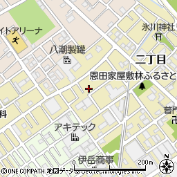 埼玉県八潮市二丁目102周辺の地図