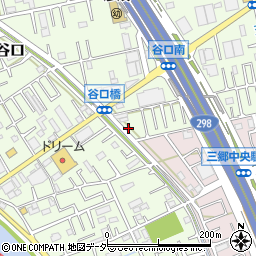 埼玉県三郷市谷口204周辺の地図