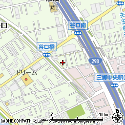 埼玉県三郷市谷口203周辺の地図