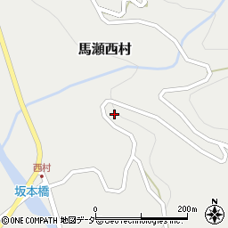 岐阜県下呂市馬瀬西村653周辺の地図