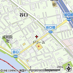 埼玉県三郷市谷口136周辺の地図