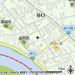 埼玉県三郷市谷口109周辺の地図