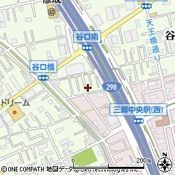 埼玉県三郷市谷口430周辺の地図