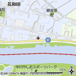 埼玉県三郷市花和田105周辺の地図