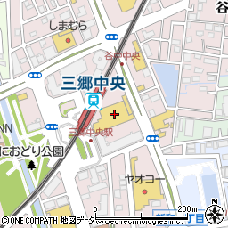 西松屋エムズタウン三郷中央店周辺の地図
