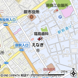 赤ダルマ薬局本店周辺の地図