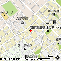 埼玉県八潮市二丁目103周辺の地図