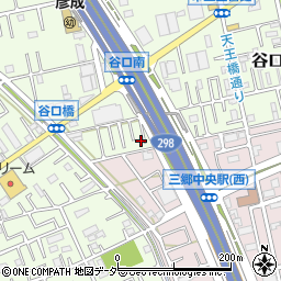 埼玉県三郷市谷口432周辺の地図