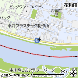 埼玉県三郷市花和田38周辺の地図