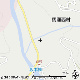 岐阜県下呂市馬瀬西村844-2周辺の地図