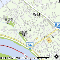 埼玉県三郷市谷口78周辺の地図