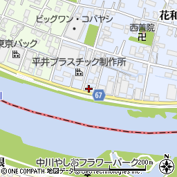 埼玉県三郷市花和田27周辺の地図