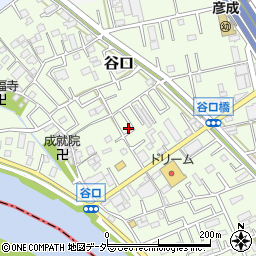 埼玉県三郷市谷口118周辺の地図