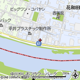埼玉県三郷市花和田36周辺の地図