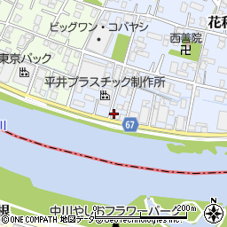 埼玉県三郷市花和田23周辺の地図