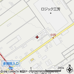 埼玉県入間郡三芳町上富1188-9周辺の地図