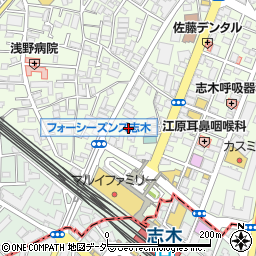 プラウド志木本町周辺の地図