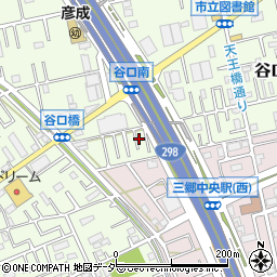 埼玉県三郷市谷口431周辺の地図