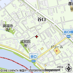 埼玉県三郷市谷口108周辺の地図