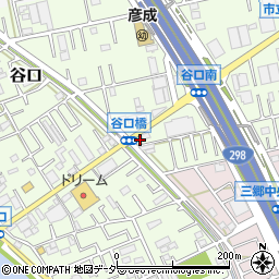 埼玉県三郷市谷口205周辺の地図