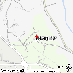 山梨県北杜市長坂町渋沢804周辺の地図