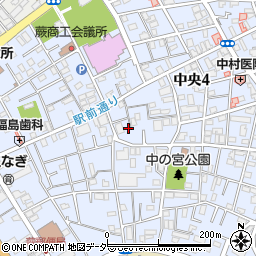 埼玉県蕨市中央4丁目23-23周辺の地図