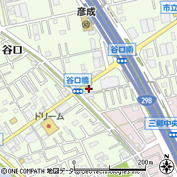 埼玉県三郷市谷口206周辺の地図