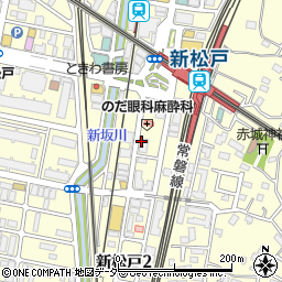 カラオケＪＯＹＳＯＵＮＤ新松戸店周辺の地図