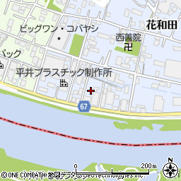 埼玉県三郷市花和田35周辺の地図