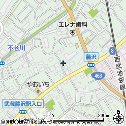 埼玉県入間市下藤沢646周辺の地図