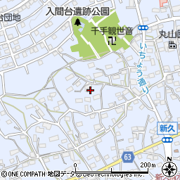 埼玉県入間市新久745周辺の地図