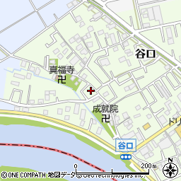 埼玉県三郷市谷口24周辺の地図