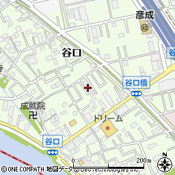 埼玉県三郷市谷口128周辺の地図