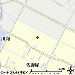千葉県印西市佐野屋周辺の地図