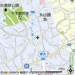 埼玉県入間市新久651周辺の地図