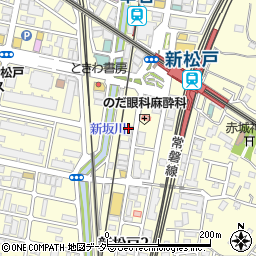 三井のリハウス　新松戸店周辺の地図