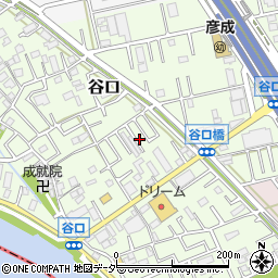 埼玉県三郷市谷口129周辺の地図