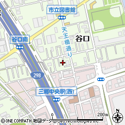 埼玉県三郷市谷口513周辺の地図