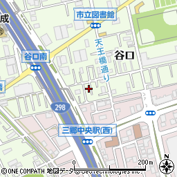 埼玉県三郷市谷口512周辺の地図