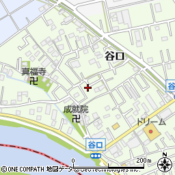 埼玉県三郷市谷口74周辺の地図