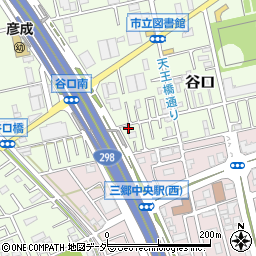 埼玉県三郷市谷口437周辺の地図