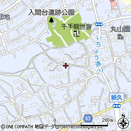〒358-0031 埼玉県入間市新久の地図
